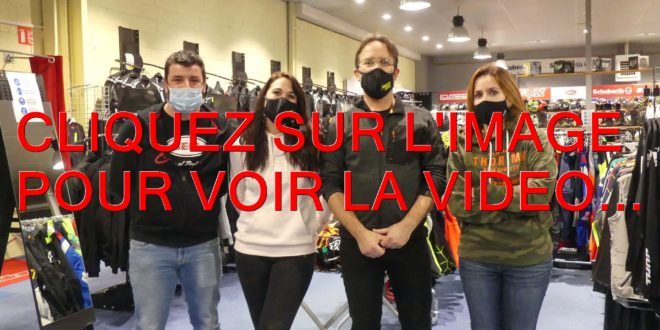 2020 / 01 VIDEO ET 122 PHOTOS / VISITE GUIDEE DE LA BOUTIQUE BRIGITTE MOTO TOUT POUR LA MOTO ET LE QUAD AVEC DAMIEN, CAROLINE, VICKY ET MICKAEL...