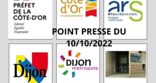 2022 / POINT PRESSE DU LUNDI 10 OCTOBRE 2022...
