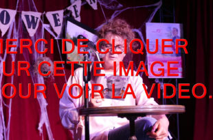 2022 / 01 VIDEO ET 29 PHOTOS / LAURENCE GAUD FAIT LA LECTURE DE SON LIVRE « MORT AU CRABE » A DARCY COMEDIE AVEC LA DEUCHE ROSE...