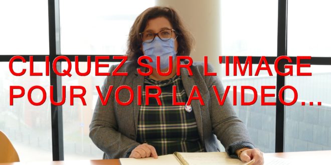 2021 / 01 VIDEO / INTERVIEW EXCLUSIVE DE ALINE GUIBELIN DE L'ARS QUI FAIT LE POINT COVID ET L'ARRIVEE DE 12 COLLABORATEURS AU CENTRE DE VACCINATION DU MULTIPLEX A DIJON...