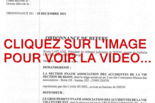 2022 / 1ER REPORTAGE DE LA NOUVELLE ANNÉE 2022 / LA FNATH ASSOCIATION DES ACCIDENTES DE LA VIE DANS LA TOURMENTE...02 ORDONNANCES DE RÉFÉRÉ...